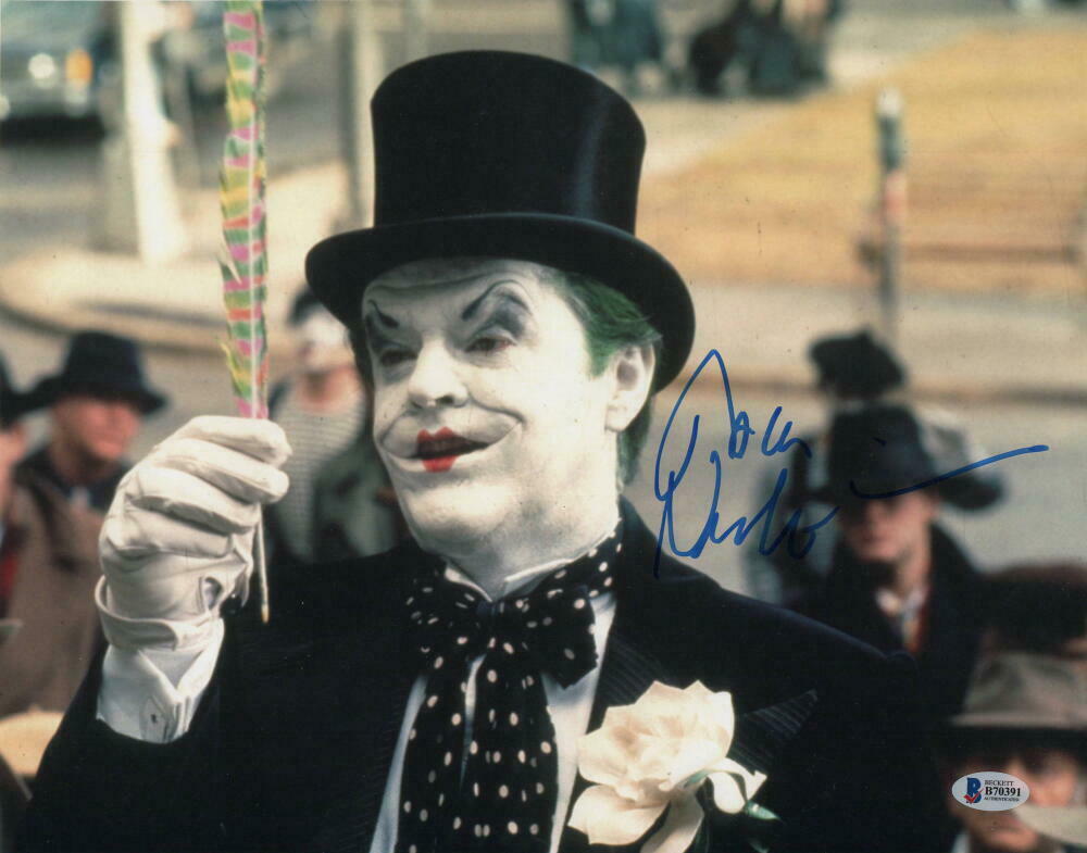 JACK NICHOLSON SIGNED AUTOGRAPH 11x14 PHOTO - THE SHINING, BATMAN JOKER ...