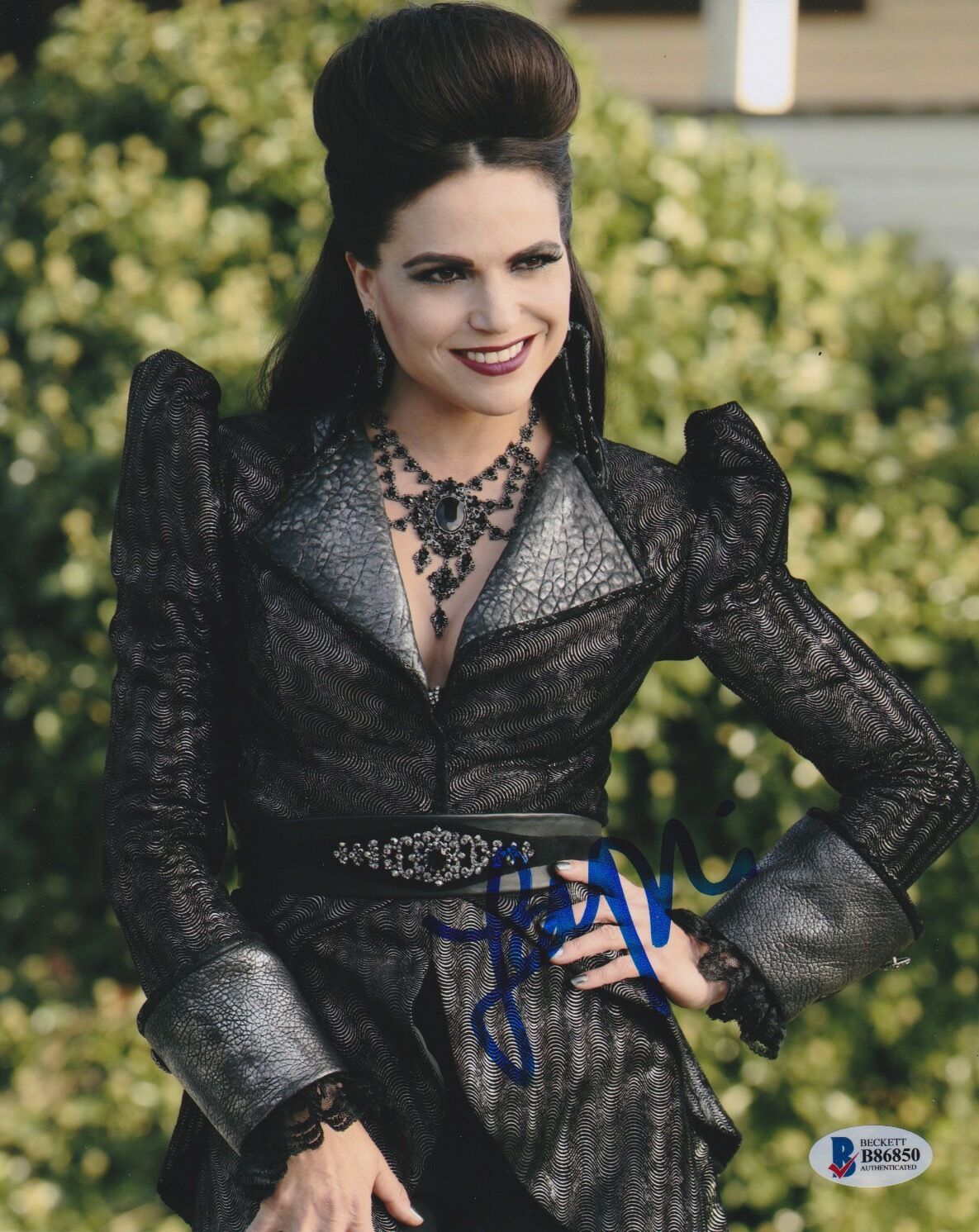 LANA PARRILLA SIGNED 8X10 PHOTO ONCE UPON A TIME BECKETT BAS AUTOGRAPH ...