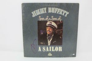 JIMMY BUFFETT SIGNED AUTOGRAPH ALBUM VINYL RECORD – SON OF A SON OF A SAILOR  COLLECTIBLE MEMORABILIA