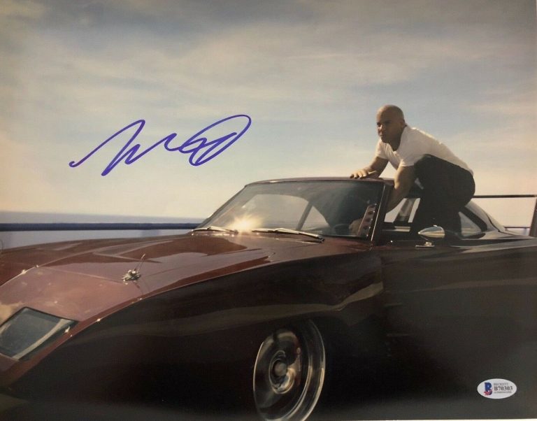 VIN DIESEL SIGNED 11X14 PHOTO FAST AND FURIOUS BECKETT BAS AUTOGRAPH ...