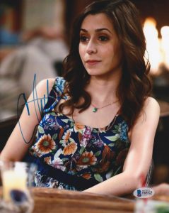 CRISTIN MILIOTI SIGNED 8X10 PHOTO HOW I MET YOUR MOTHER BECKETT BAS AUTOGRAPH  COLLECTIBLE MEMORABILIA