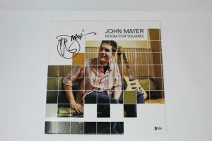 JOHN MAYER SIGNED AUTOGRAPH ALBUM VINYL RECORD – ROOM FOR SQUARES, DEAD & CO BAS  COLLECTIBLE MEMORABILIA