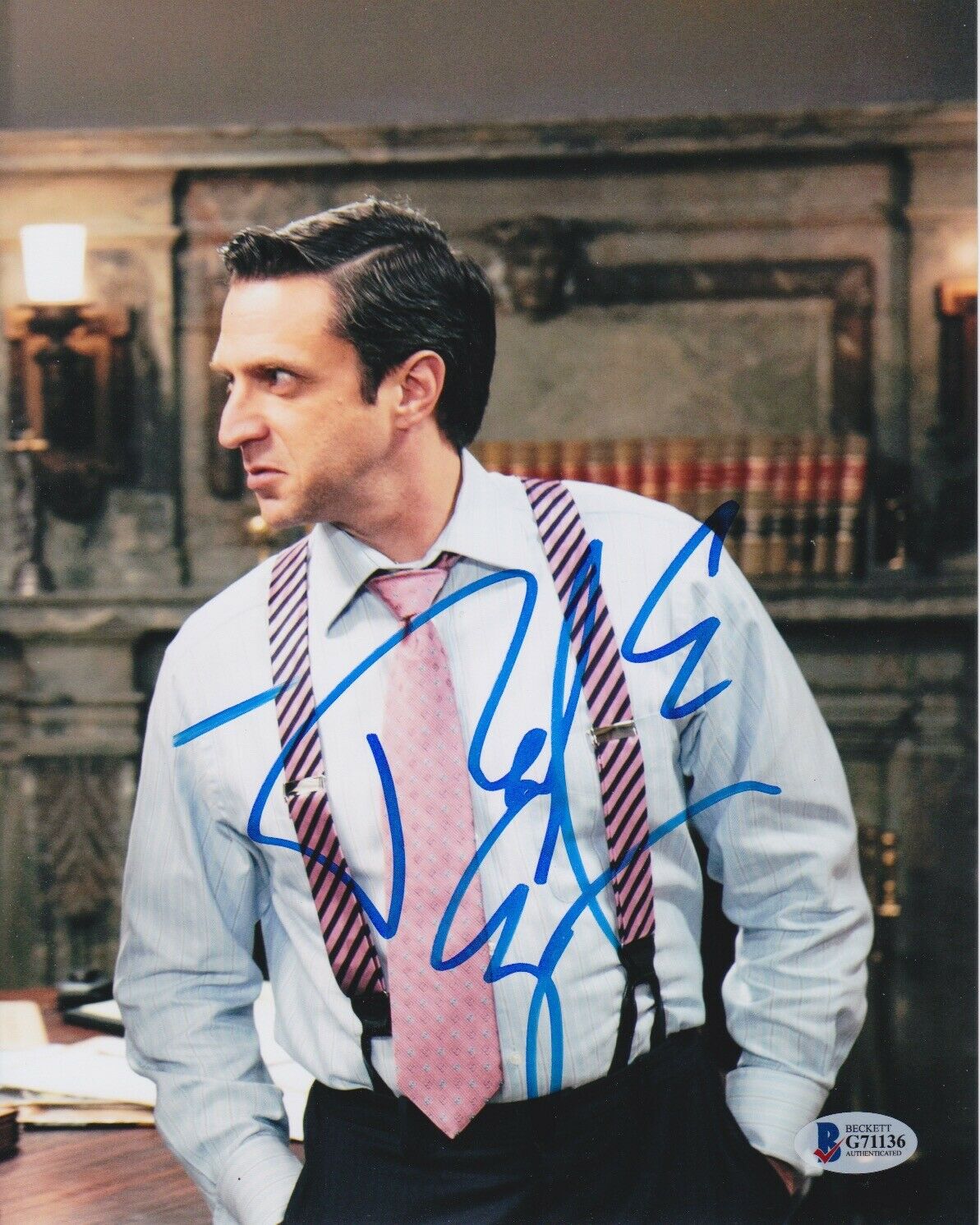 RAUL ESPARZA SIGNED 8X10 PHOTO LAW ORDER HANNIBAL BECKETT BAS AUTOGRAPH ...