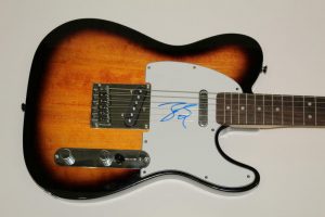 ZAC BROWN SIGNED AUTOGRAPH FENDER ELECTRIC TELECASTER GUITAR - BAND, UNCAGED Collectible Memorabilia