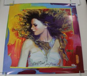 PETER MAX SIGNED AUTOGRAPH LIMITED EDITION TAYLOR SWIFT PRINT – VERY RARE PSA  COLLECTIBLE MEMORABILIA