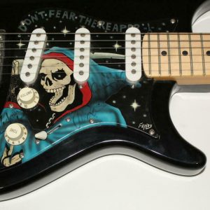 BLUE OYSTER CULT SIGNED CUSTOM 1/1 ELECTRIC GUITAR - BUCK DHARMA, ALLEN LANIER Collectible Memorabilia