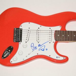 TREY ANASTASIO, PAGE SIGNED AUTOGRAPH FENDER BRAND ELECTRIC GUITAR PHISH BECKETT COLLECTIBLE MEMORABILIA