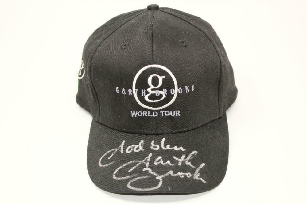 GARTH BROOKS SIGNED AUTOGRAPH BASEBALL HAT CAP - COUNTRY SUPERSTAR, NO ...