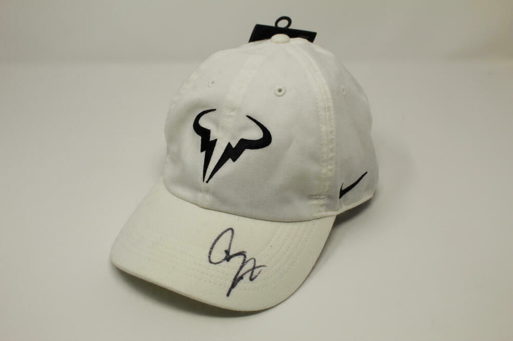 RAFAEL NADAL SIGNED AUTOGRAPH NIKE RAFA BASEBALL HAT CAP - FRENCH OPEN ...