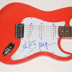 TREY ANASTASIO, MIKE, PAGE SIGNED AUTOGRAPH FENDER BRAND ELECTRIC GUITA ID: 6732 COLLECTIBLE MEMORABILIA