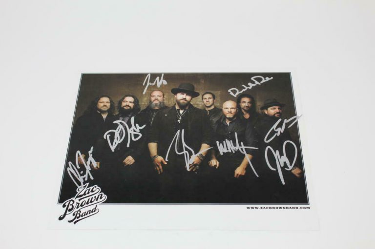 ZAC BROWN FULL BAND (X8) SIGNED AUTOGRAPH 8×10 PHOTO – CHICKEN FRIED, FOUNDATION  COLLECTIBLE MEMORABILIA
