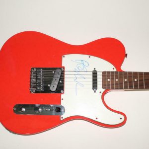 BARRY MANILOW SIGNED AUTOGRAPH FENDER ELECTRIC TELECASTER GUITAR - ONE VOICE Collectible Memorabilia