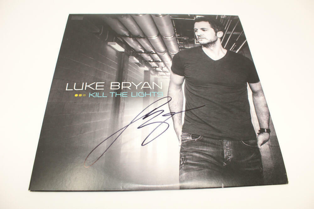 LUKE BRYAN SIGNED AUTOGRAPH ALBUM VINYL RECORD - COUNTRY MUSIC KILL THE ...