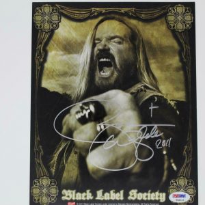 ZAKK WYLDE SIGNED AUTOGRAPH 8x10 PHOTO - OZZY OSBOURNE, BLACK LABEL SOCIETY, PSA Collectible Memorabilia