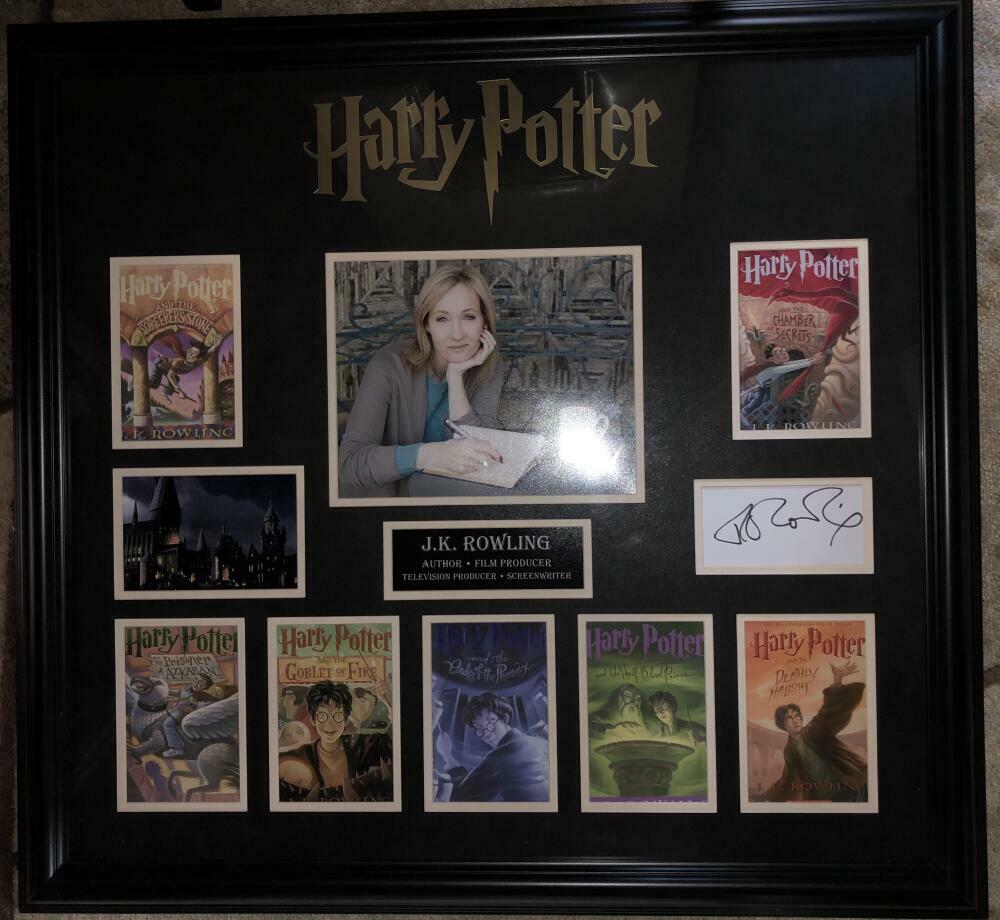 JK ROWLING HARRY POTTER SIGNED AUTOGRAPH - HUGE 30