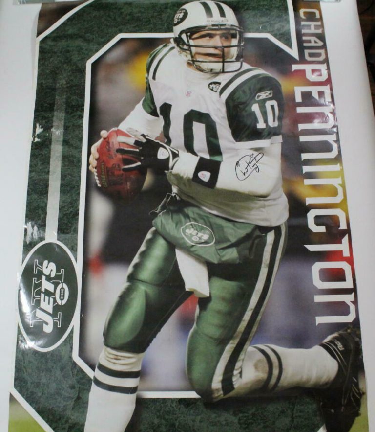 Chad Pennington Signed Football COA Proof Autographed New York Jets Marshall Chad Pennington Signed Football COA Proof Autographed New York Jets Marshall