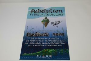 MARLEY D WILLIAMS REBELUTION SIGNED AUTOGRAPH TOUR CONCERT POSTER FLORIDA 2012 C  COLLECTIBLE MEMORABILIA