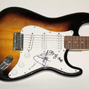 ARNEL PINEDA SIGNED AUTOGRAPH FENDER BRAND ELECTRIC GUITAR - JOURNEY, ECLIPSE COLLECTIBLE MEMORABILIA