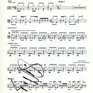 BRAD WILK SIGNED AUTOGRAPH BULLS ON PARADE SHEET MUSIC -RAGE AGAINST THE MACHINE Collectible Memorabilia