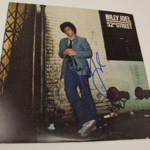 BILLY JOEL SIGNED AUTOGRAPH ALBUM VINYL RECORD - 52ND STREET, PIANO MAN LEGEND Collectible Memorabilia