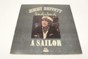 JIMMY BUFFETT SIGNED AUTOGRAPH ALBUM VINYL RECORD – SON OF A SON OF A SAILOR  COLLECTIBLE MEMORABILIA