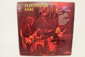 MICK FLEETWOOD & PETER GREEN SIGNED AUTOGRAPH ALBUM RECORD – MAC GREATEST HITS  COLLECTIBLE MEMORABILIA