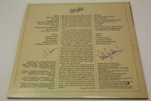 ARLO GUTHRIE & PETE SEEGER SIGNED AUTOGRAPH ALBUM VINYL RECORD JSA TOGETHER RARE  COLLECTIBLE MEMORABILIA