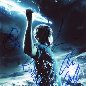 "Percy Jackson: The Lightning Thief" Cast AUTOGRAPHS Signed 8x10 Photo ACOA Collectible Memorabilia