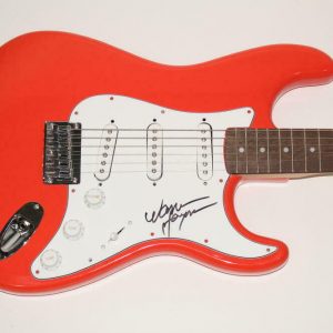 WARREN HAYNES SIGNED AUTOGRAPH FENDER BRAND ELECTRIC GUITAR ALLMAN BROTHERS BAND COLLECTIBLE MEMORABILIA