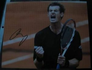 ANDY MURRAY SIGNED AUTOGRAPH NEW TENNIS STUD PHOTO D  COLLECTIBLE MEMORABILIA