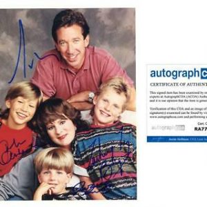 "Home Improvement" Cast AUTOGRAPH Signed 8x10 Photo - Tim Allen +3 B ACOA Collectible Memorabilia