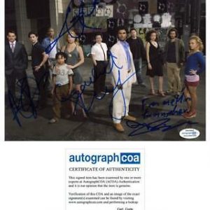 "Heroes" Cast AUTOGRAPHS Signed 8x10 Photo - Masi Oka, Adrian Pasdar +2 ACOA Collectible Memorabilia