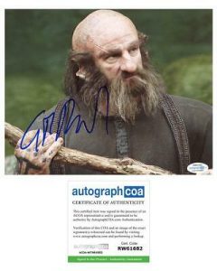 GRAHAM MCTAVISH “THE HOBBIT” AUTOGRAPH SIGNED 8×10 PHOTO C ACOA WITNESS ITP  COLLECTIBLE MEMORABILIA