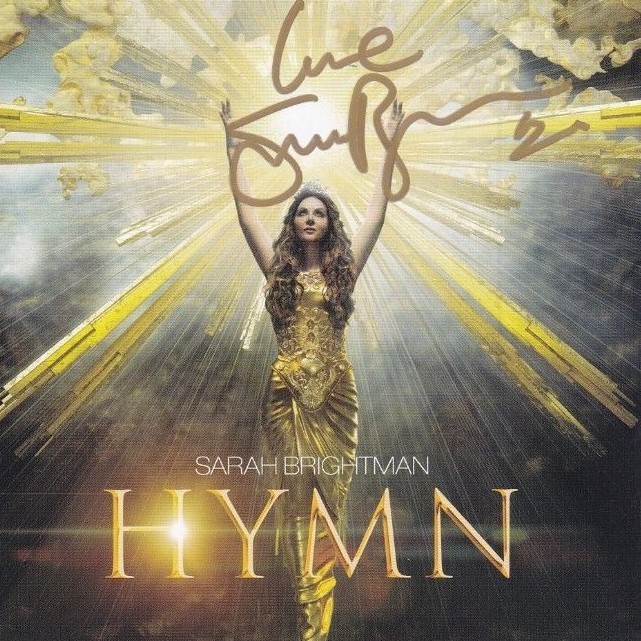 SARAH BRIGHTMAN Signed CD Insert Booklet w/ Hologram COA Collectible Memorabilia