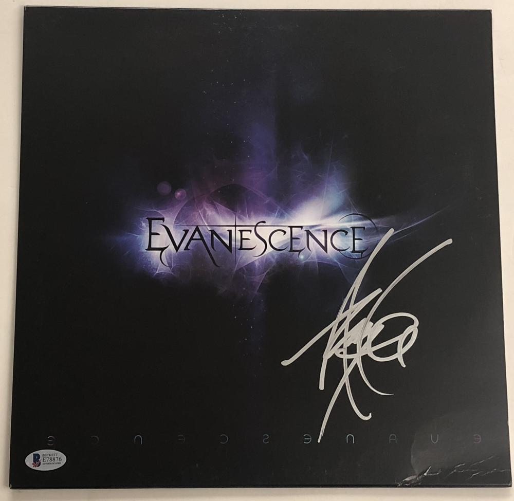 AMY LEE SIGNED EVANESCENCE ALBUM VINYL LP AUTHENTIC AUTOGRAPH BECKETT COA Collectible Memorabilia