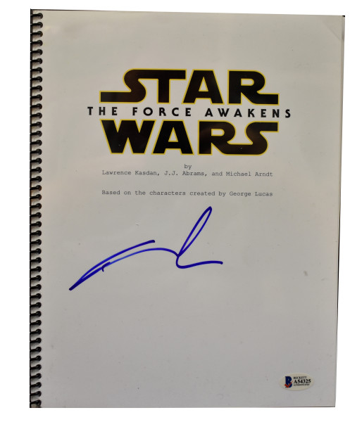 GEORGE LUCAS SIGNED SIGNED STAR WARS THE FORCE AWAKENS SCRIPT BECKETT LOA B Collectible Memorabilia
