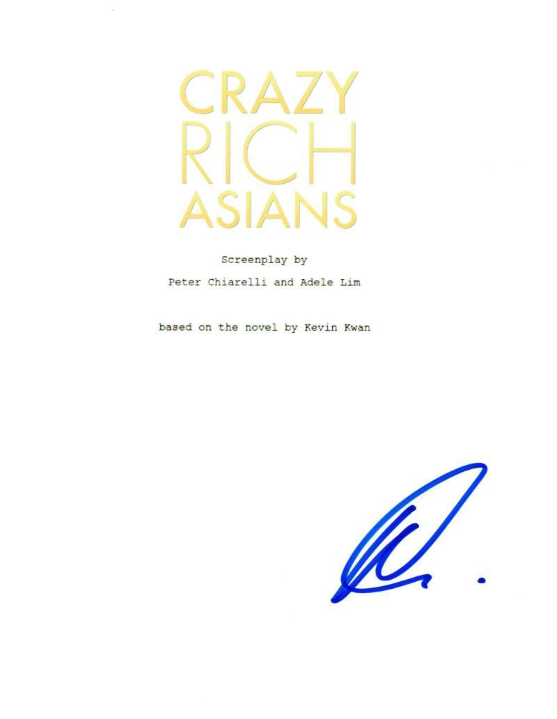 HENRY GOLDING SIGNED CRAZY RICH ASIANS FULL SCRIPT AUTHENTIC AUTOGRAPH COA Collectible Memorabilia