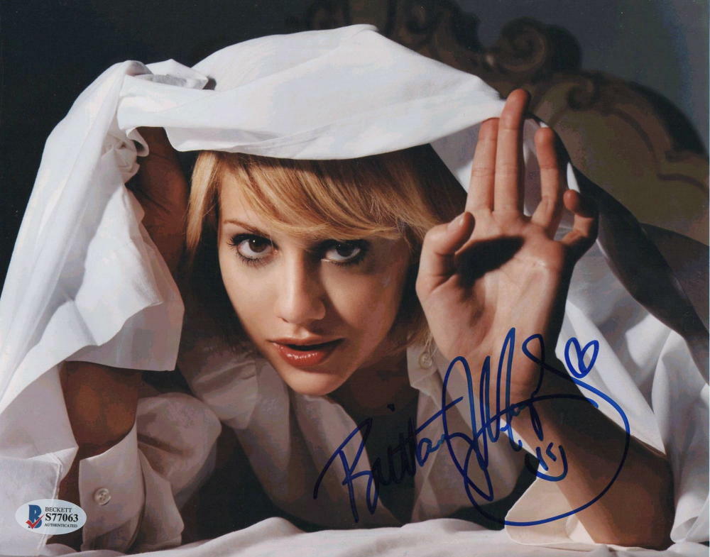 HOT SEXY BRITTANY MURPHY SIGNED 8X10 PHOTO AUTHENTIC AUTOGRAPH BECKETT COA Collectible Memorabilia