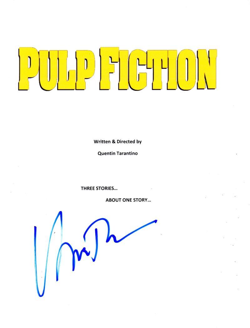 UMA THURMAN SIGNED FULL PULP FICTION SCRIPT AUTHENTIC AUTOGRAPH COA Collectible Memorabilia