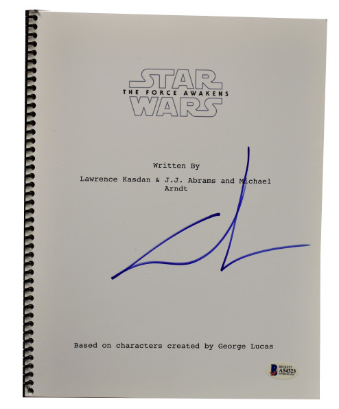 GEORGE LUCAS SIGNED SIGNED STAR WARS THE FORCE AWAKENS SCRIPT BECKETT LOA A Collectible Memorabilia