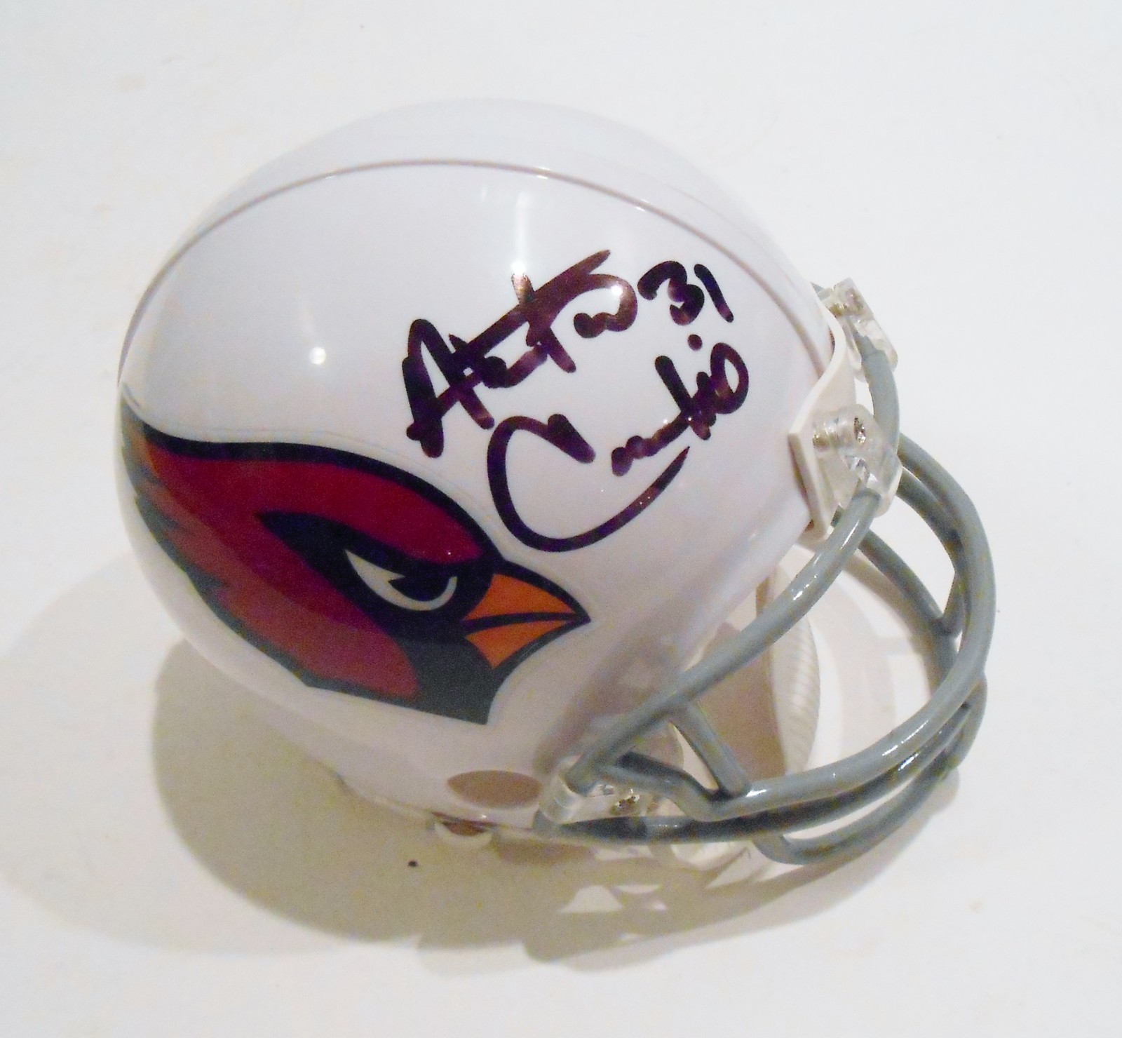 Antonio Cromartie Signed Arizona Cardinals Football Mini Helmet w/COA Collectible Memorabilia