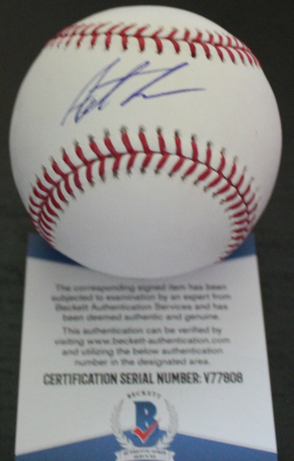 Austin Allen San Diego Padres Signed Major League Baseball W/Beckett COA V77808 Collectible Memorabilia