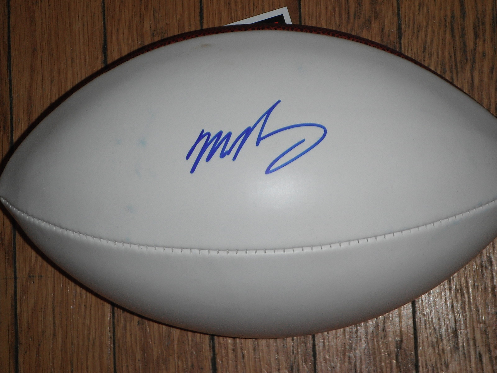 CHICAGO BEARS MIKE SINGLETARY SIGNED WHITE PANEL FOOTBAL Collectible Memorabilia