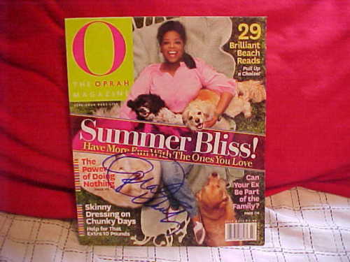 OPRAH WINFREY SIGNED O MAGAZINE JULY 2011 RARE LOOK Collectible Memorabilia