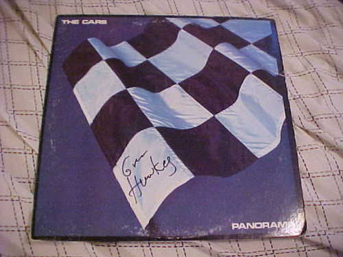 THE CARS GREG HAWKES SIGNED VINYL RECORD Collectible Memorabilia