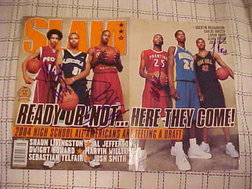 SLAM MAGIC HOWARD SIGNED SIGNED MAGAZINE 3 MORE PLAYER Collectible Memorabilia