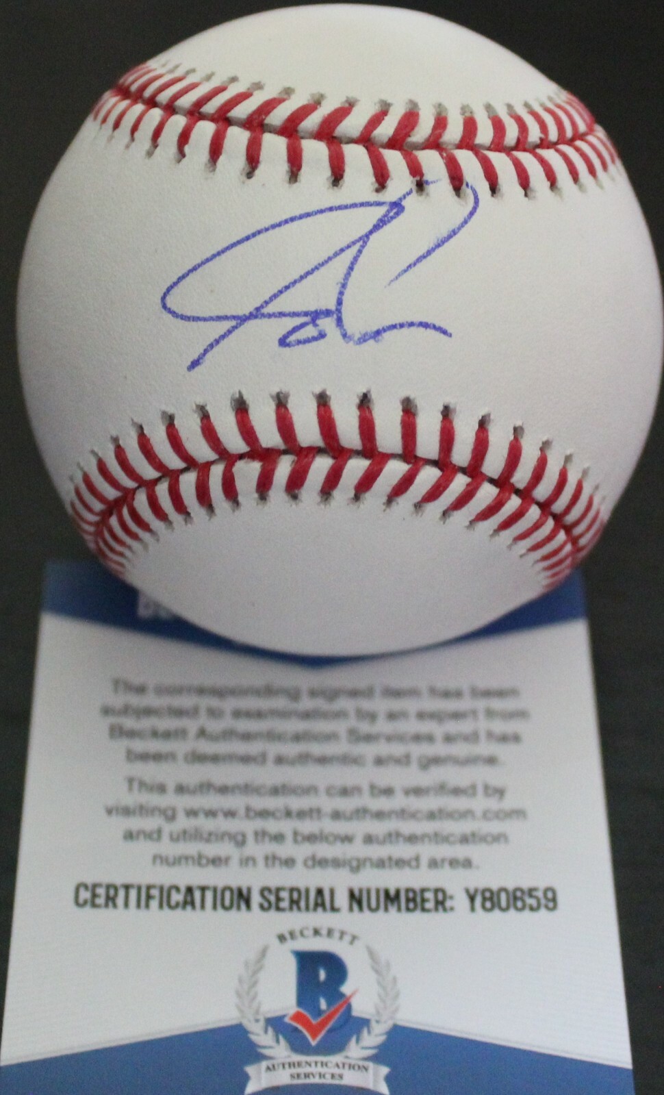 Forrest Whitley Houston Astros Signed Official Baseball W/Beckett COA Y80659 Collectible Memorabilia