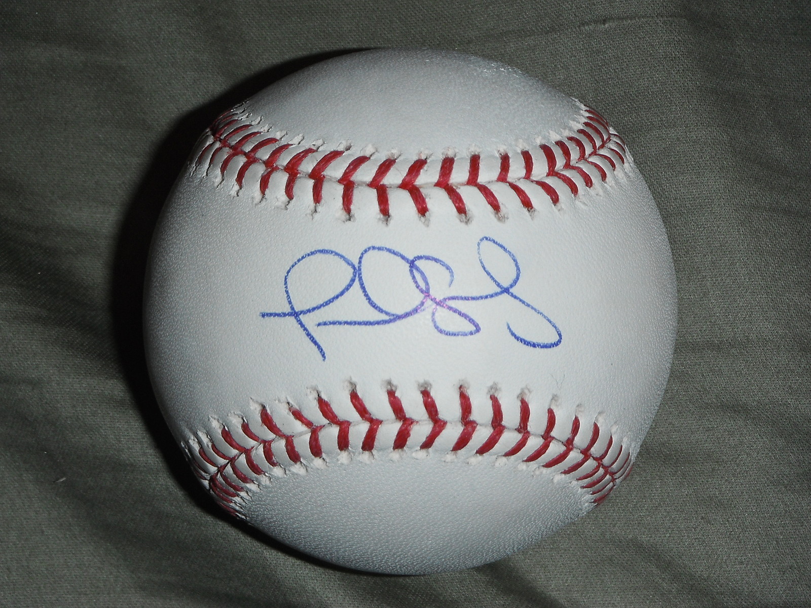 ATLANTA BRAVES FREDIE FREDI GONZALEZ SIGNED OML BASEBALL Collectible Memorabilia