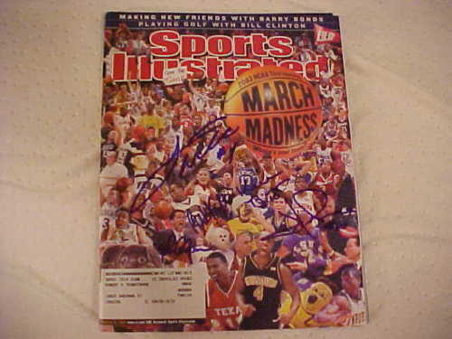 MARCH MADNESS LUKE WALTON SIGNED SPORTS ILLUSTRATED Collectible Memorabilia