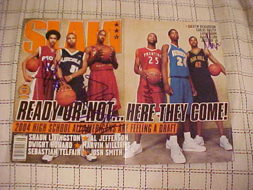 SLAM DWIGHT HOWARD SIGNED SIGNED MAGAZINE+3 JOSH SMITH Collectible Memorabilia